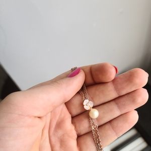 Kate Spade rose gold necklace